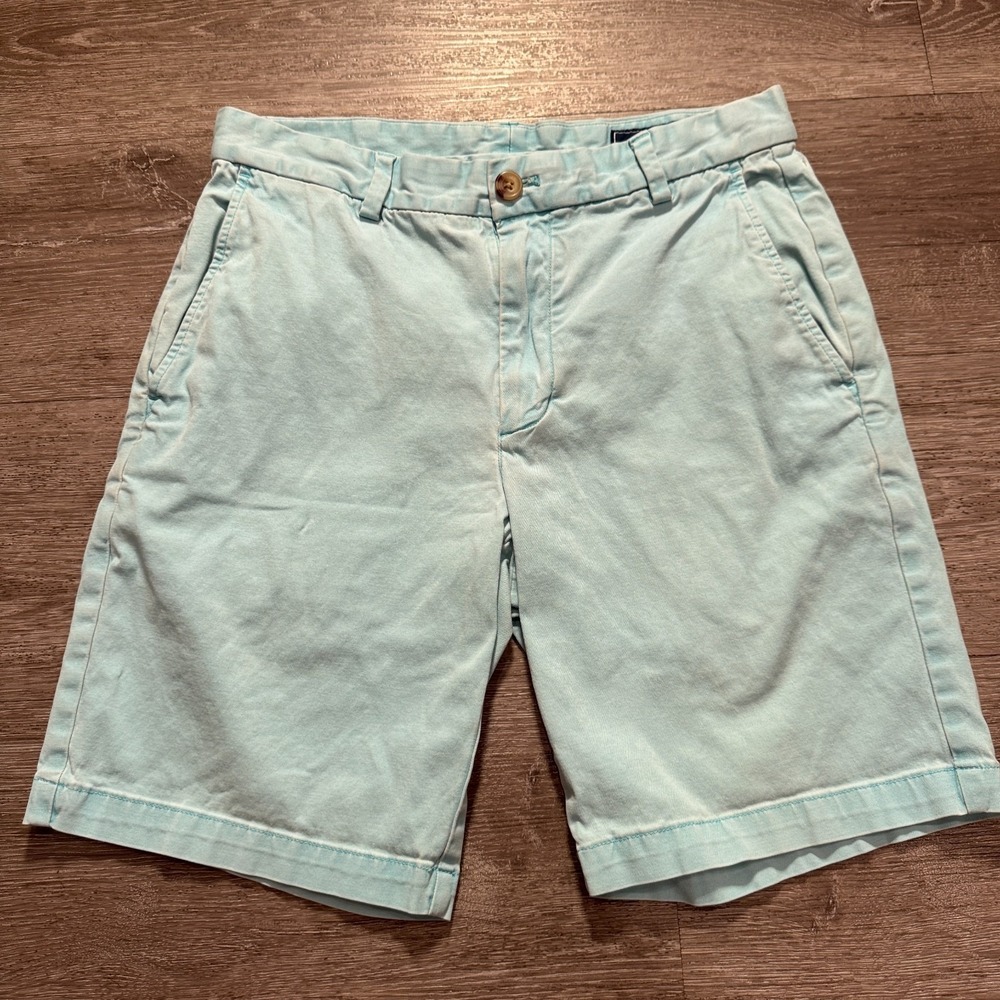 Vineyard Vines Shorts Mens 30 Blue Cotton Spandex Summer Vacation Coastal Preppy